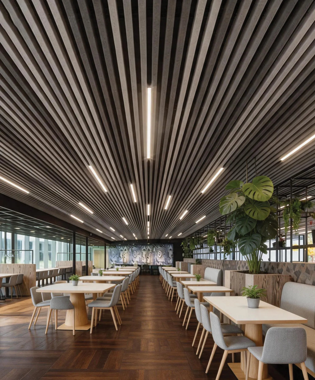 PET Acoustic U Baffles