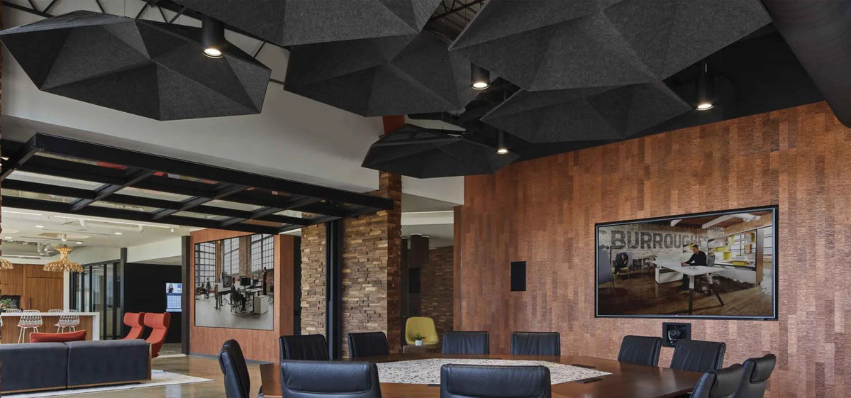 PET Acoustic Ceiling Baffles – Hexagon
