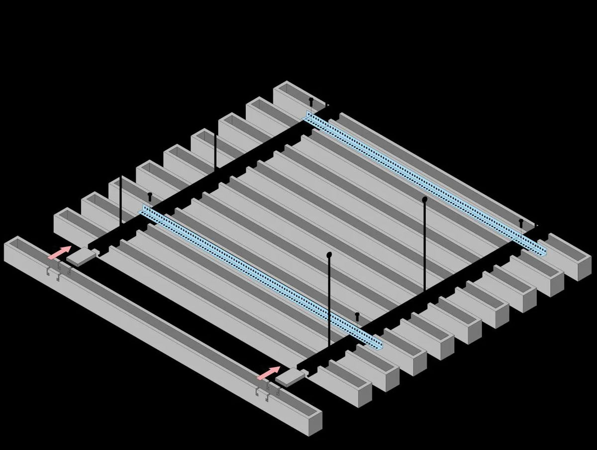 PET Acoustic U Baffles