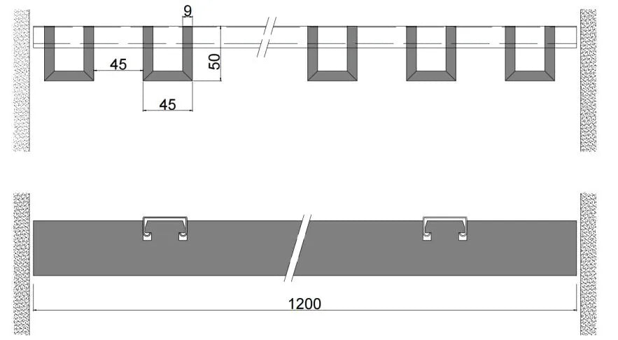 PET Acoustic U Baffles