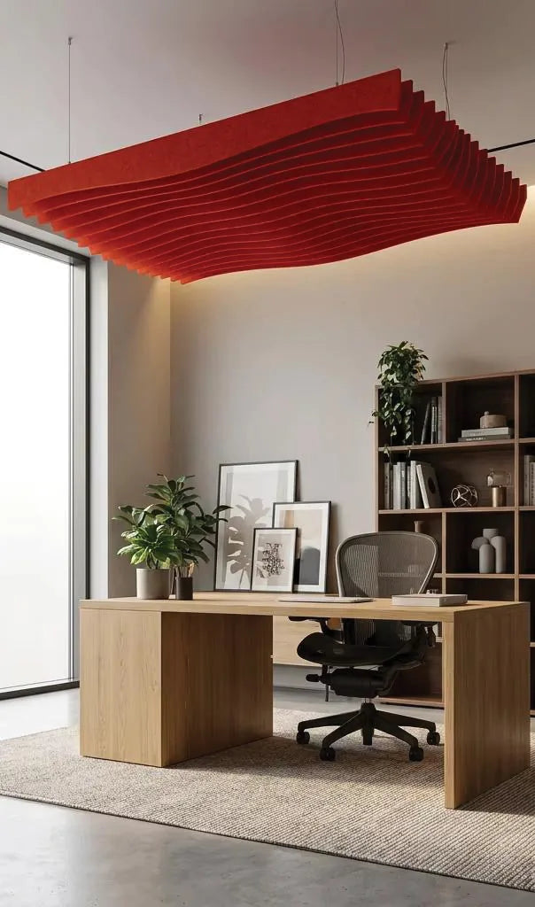 PET Acoustic Ceiling Baffles – Wave